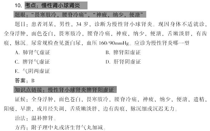 2022年中西医执业医师考试《内科学》知识点(5)