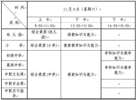 辽宁2017年下半年中小学教师资格笔试报名通知