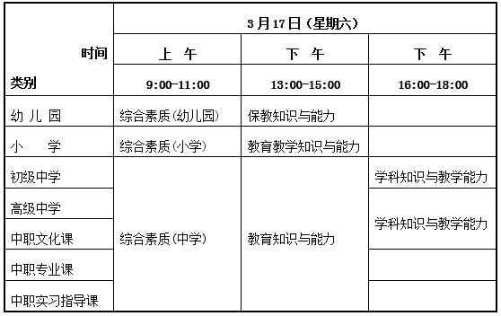 甘肃省2018年上半年中小学教师资格考试报名公告